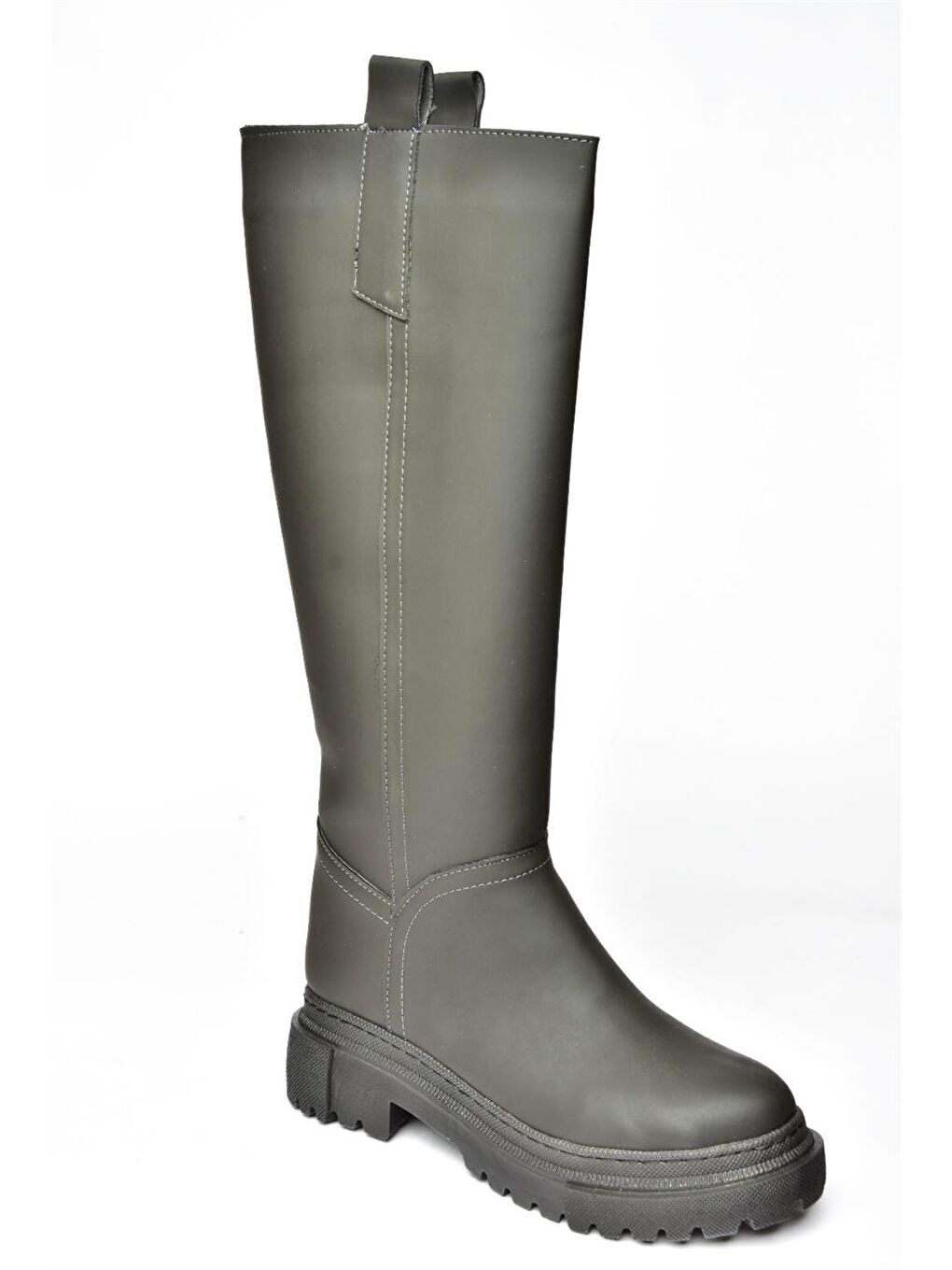 Koyu Gri Kadın Çizme V973222209-2