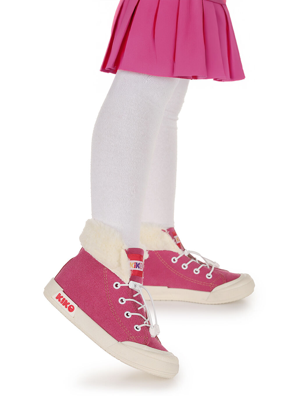 Fuşya Tigge Günlük Lastikli Kız Çocuk Bot Ayakkabı-2