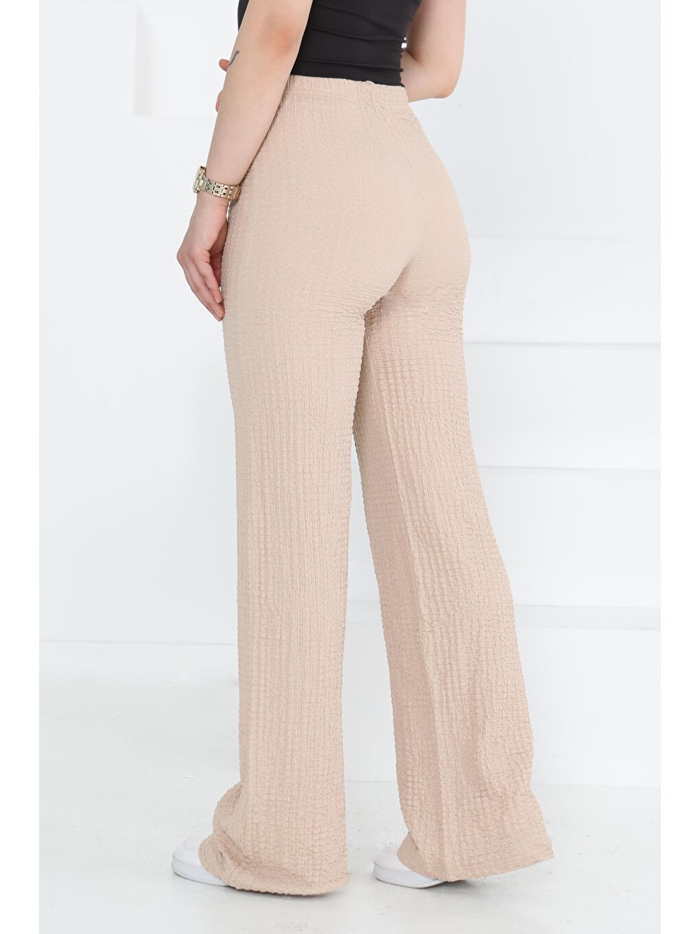 Salaş Pantolon Bej - 27276-4