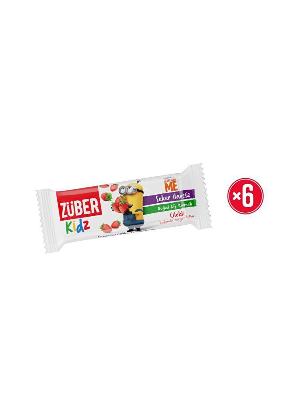 Kidz Meyve Bar Çilekli ve Kakaolu 30g X 6 Adet