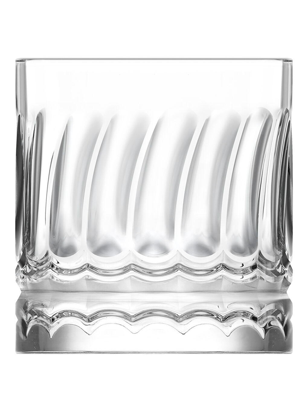 Renksiz Wave 4'lü Bardağı