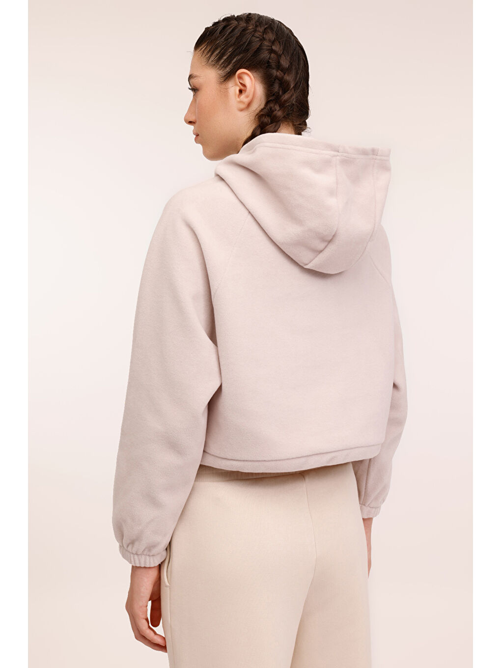 W-BURCH HOODIE 4PR Bej Kadın Sweatshirt-1