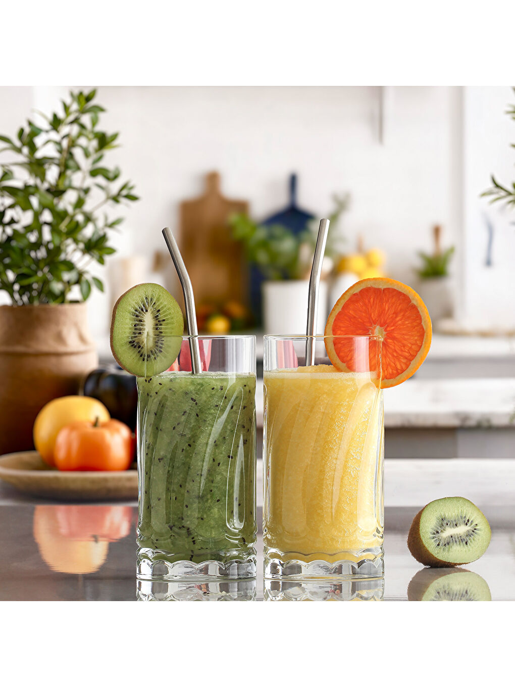 Renksiz Wave 4'lü Meşrubat Bardağı-1