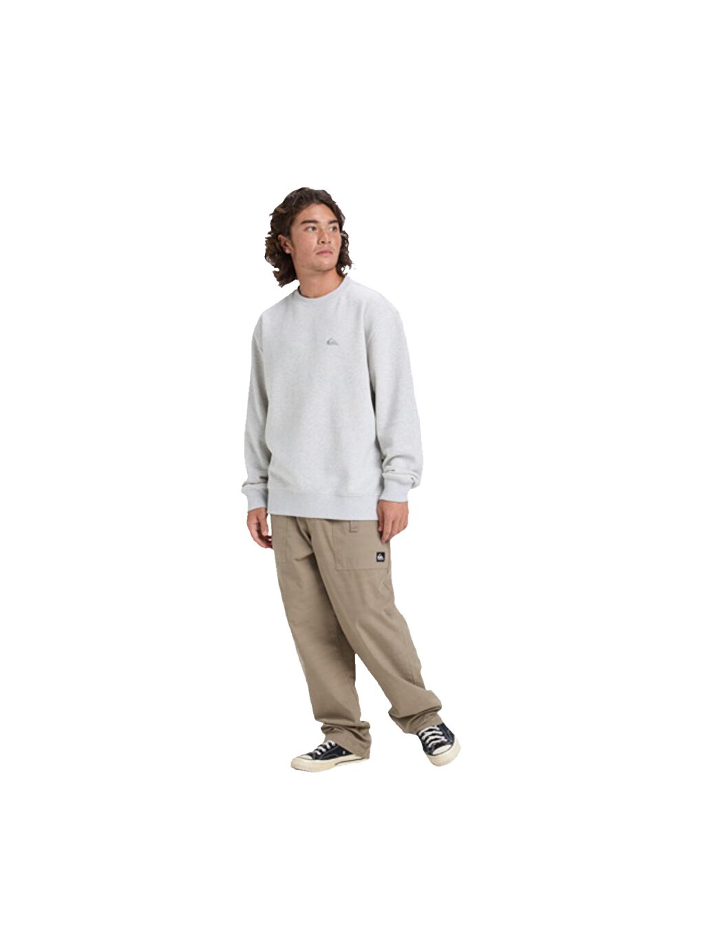 Salt Water Crew Erkek Gri Sweatshirt-4