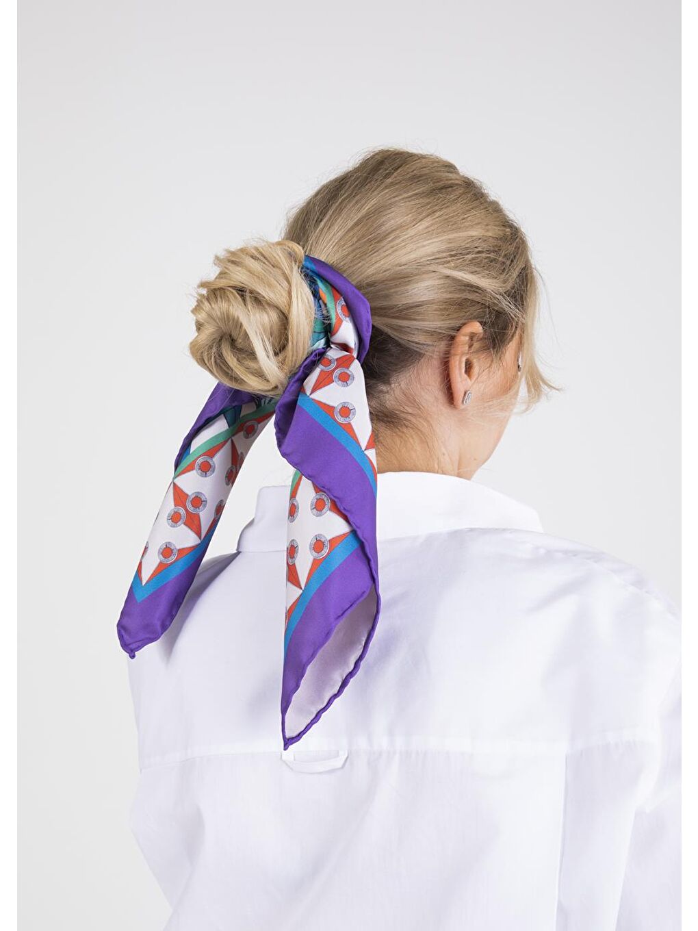 Karışık Kadın Desenli Fular - 0029725