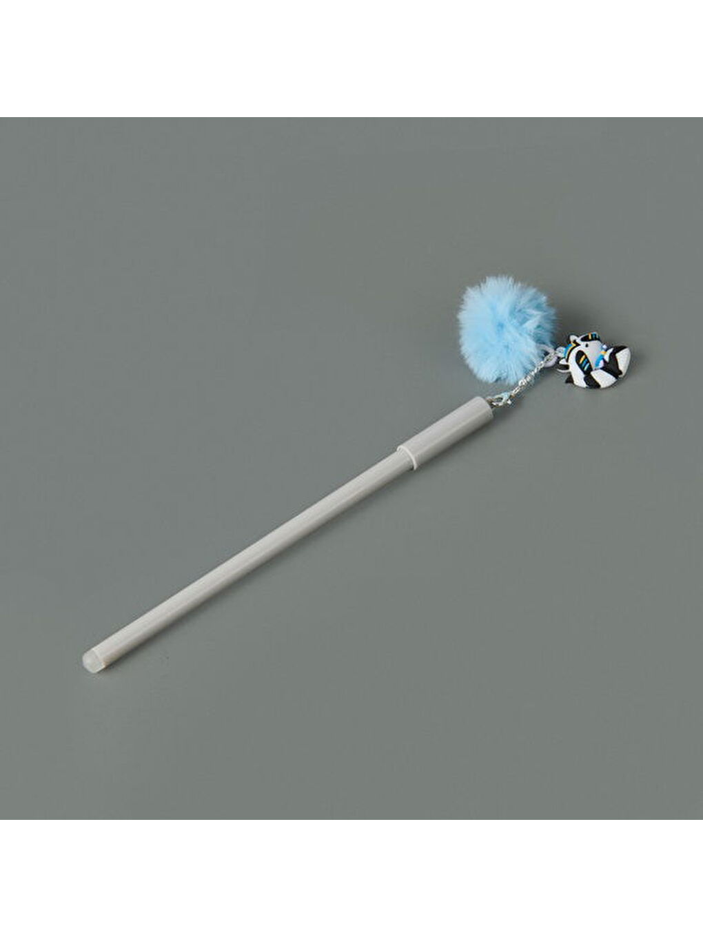 Silgili Tükenmez Kalem - Asorti - 17 cm-3