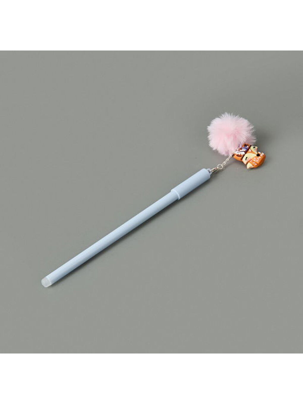 Silgili Tükenmez Kalem - Asorti - 17 cm-4