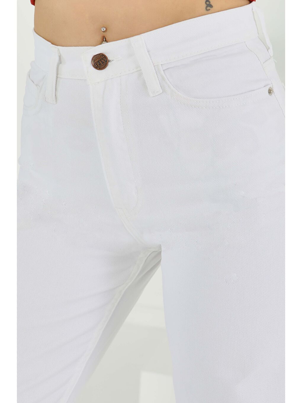 Palazzo Pantolon Beyaz - 27464-2