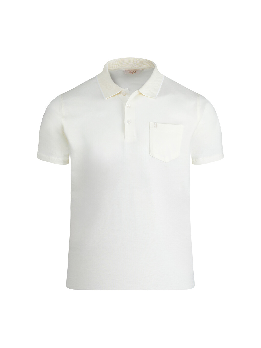 Sarı Regular Fit 100% Pamuk Polo Yaka Merserize Tişört-0