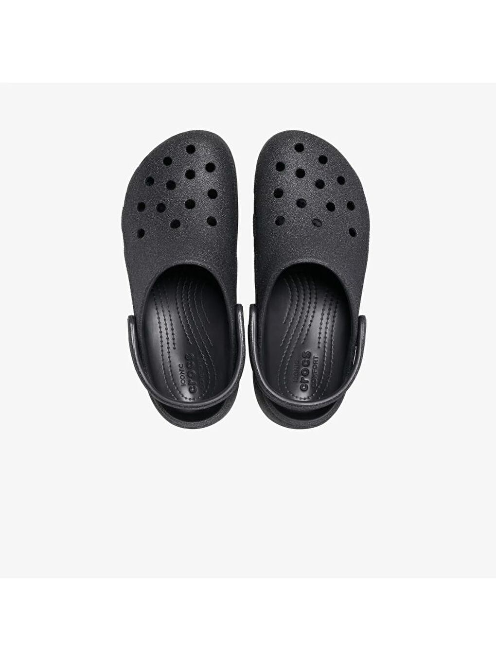 Classic Platform Glitter Clogw Kadın Siyah Sabo Terlik 207241-001-4