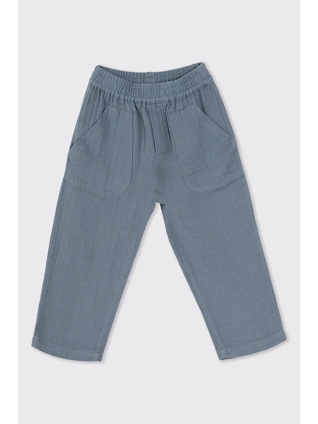 İndigo Erkek Bebek Beli Lastikli Müslin Pantolon