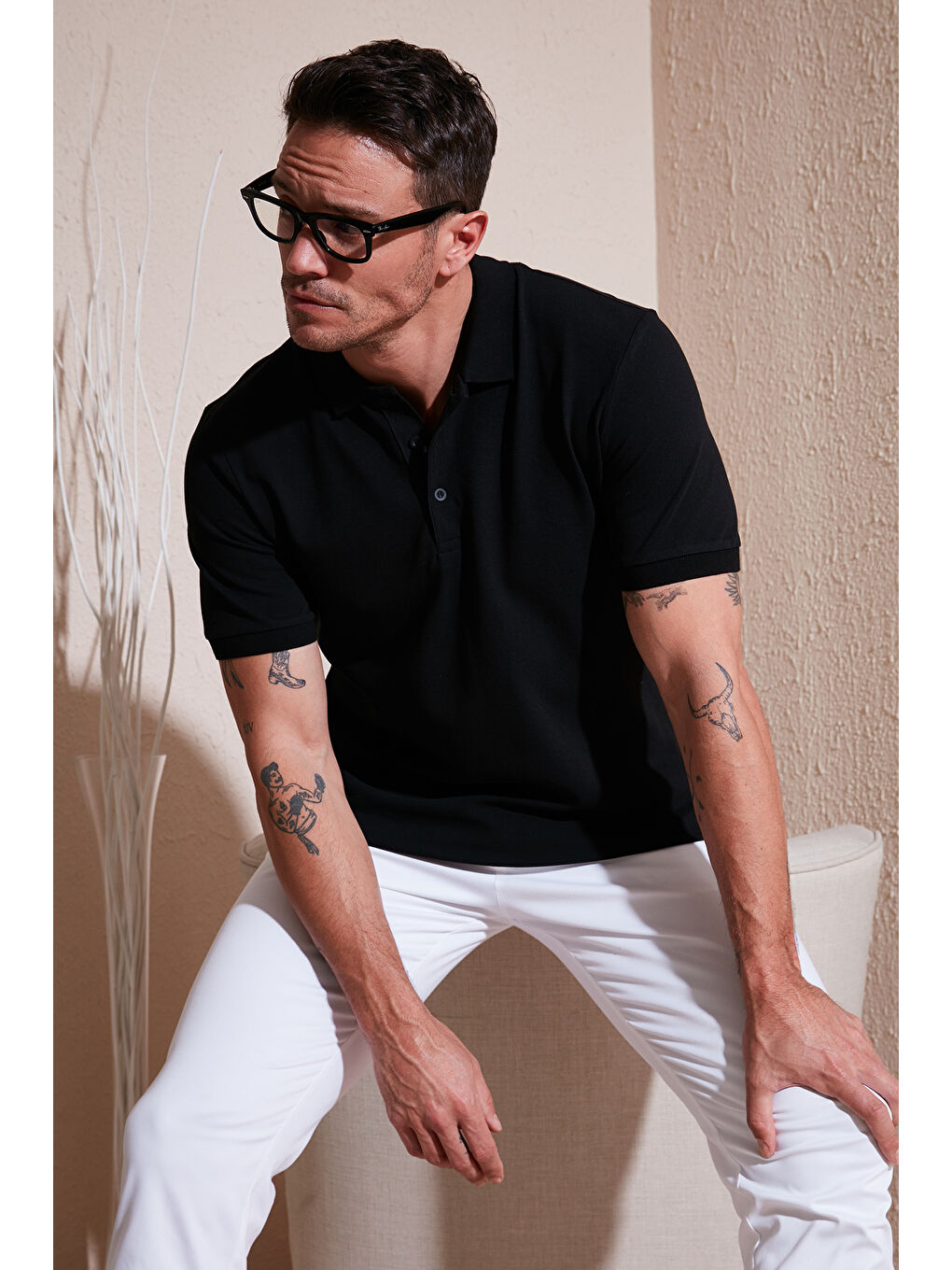 Mavi Pamuklu Regular Fit Düğmeli Polo Yaka 3'lü Paket T Shirt 590211827S3-1