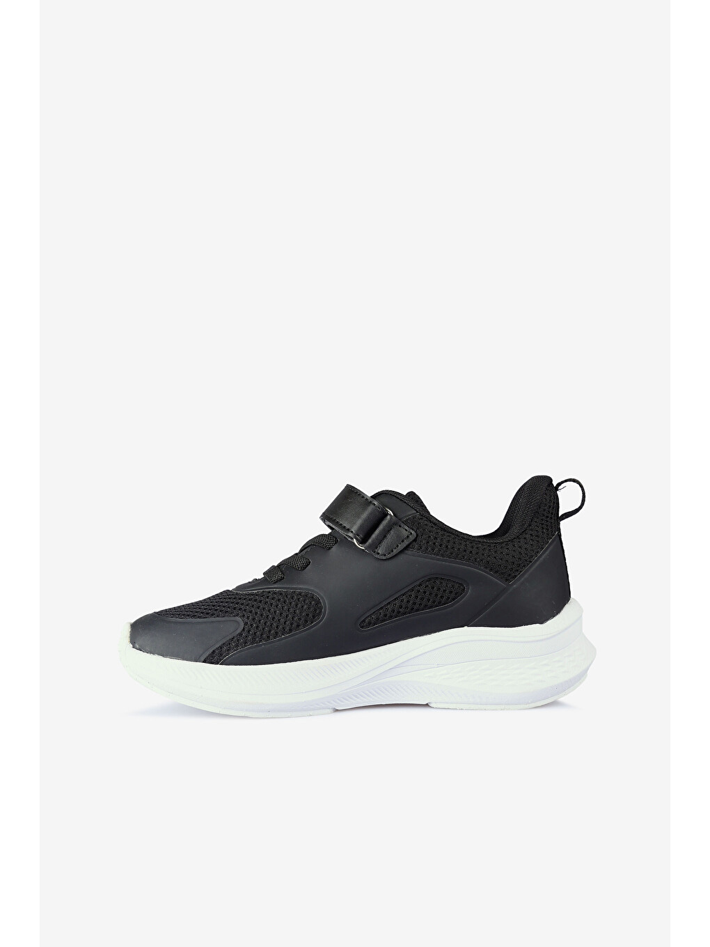 Karon Hafif Unisex Çocuk Siyah Spor Ayakkabı-1