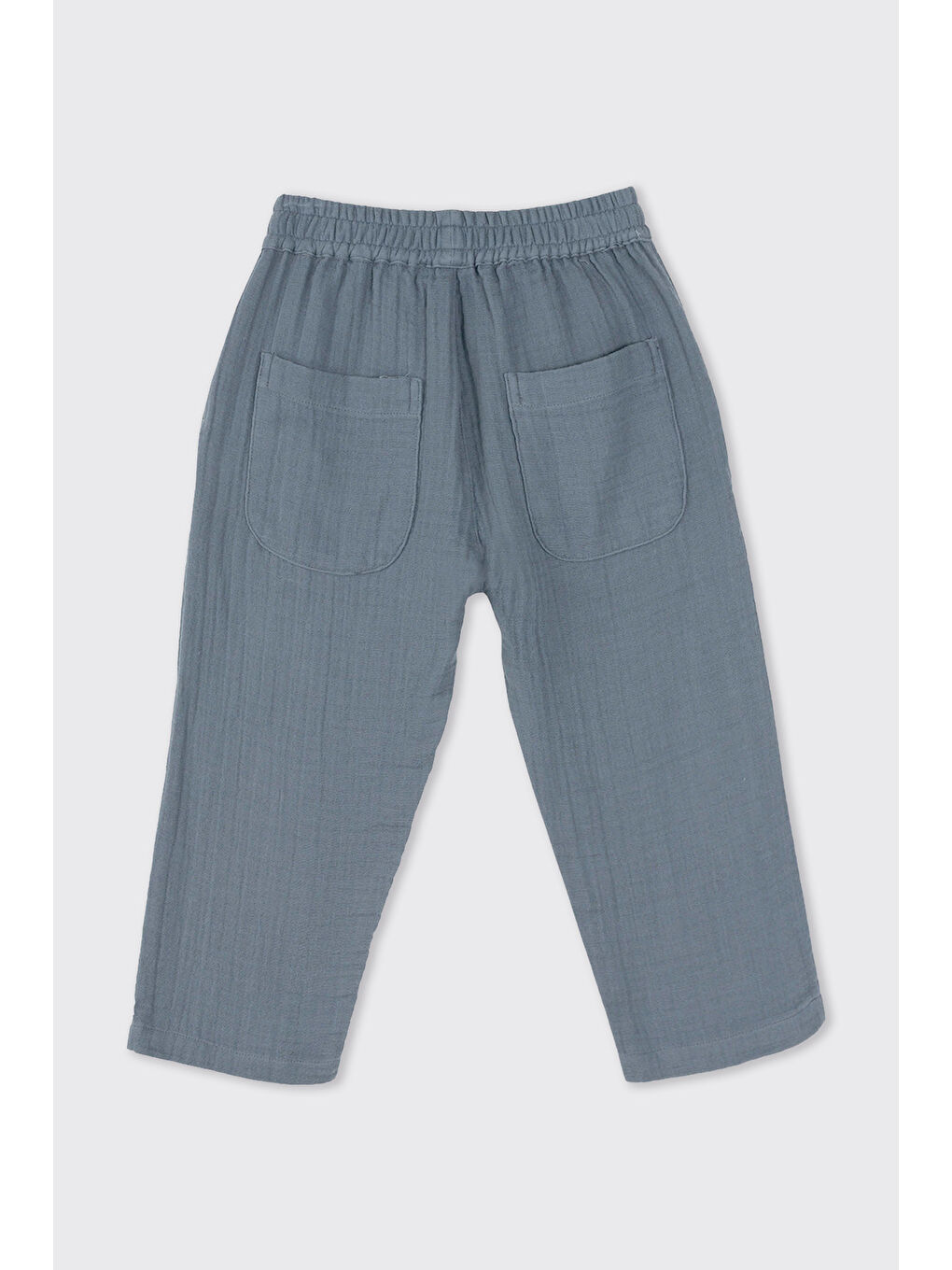 İndigo Erkek Bebek Beli Lastikli Müslin Pantolon-1