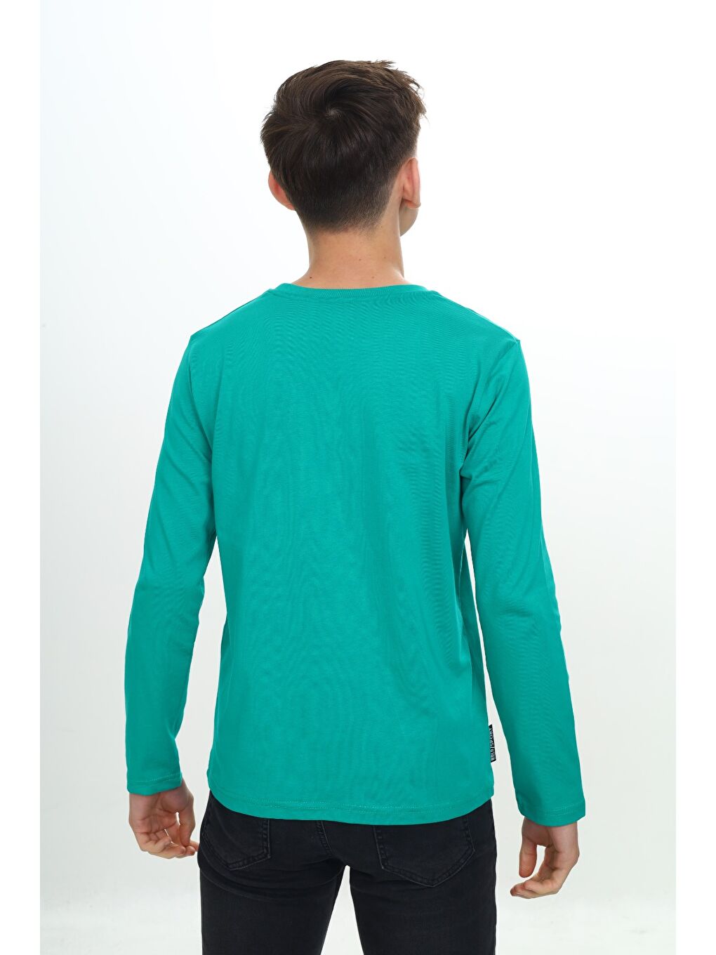 Yeşil Erkek Çocuk Baskılı Tişört-3