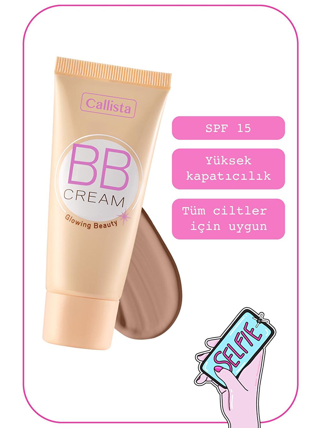 Callista Orta Bej BB Cream 140 - BB Krem Orta Bej - 1