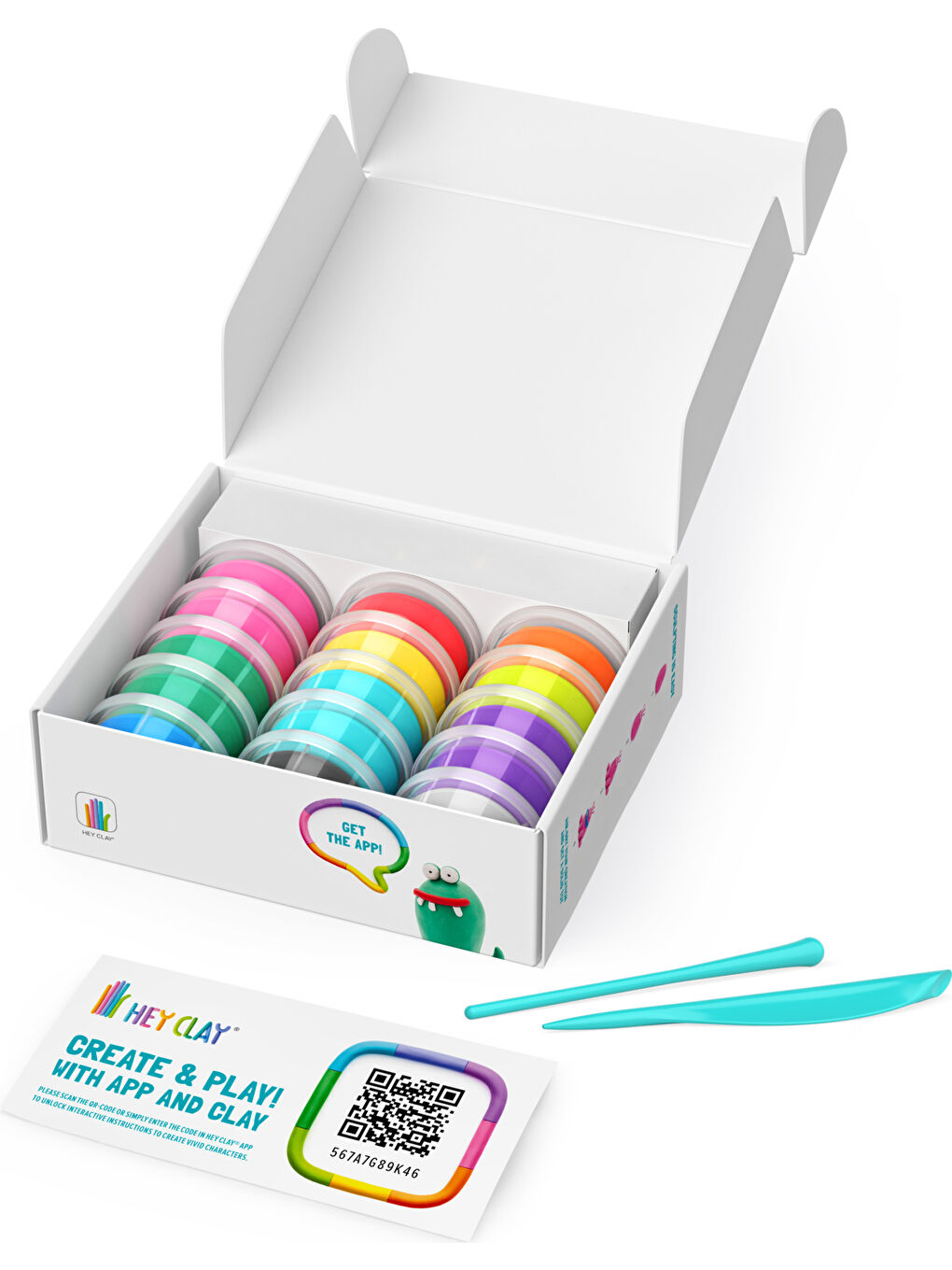 Hava ile Kuruyan Kil (6'lı Kutu) - Hayvanlar (Domuzcuk, At, Tavşan)-2