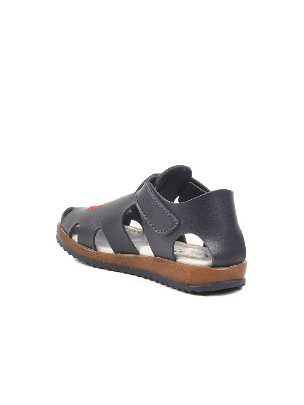 Lacivert Cırtlı Hafif Erkek Çocuk Sandalet 17372 P-3