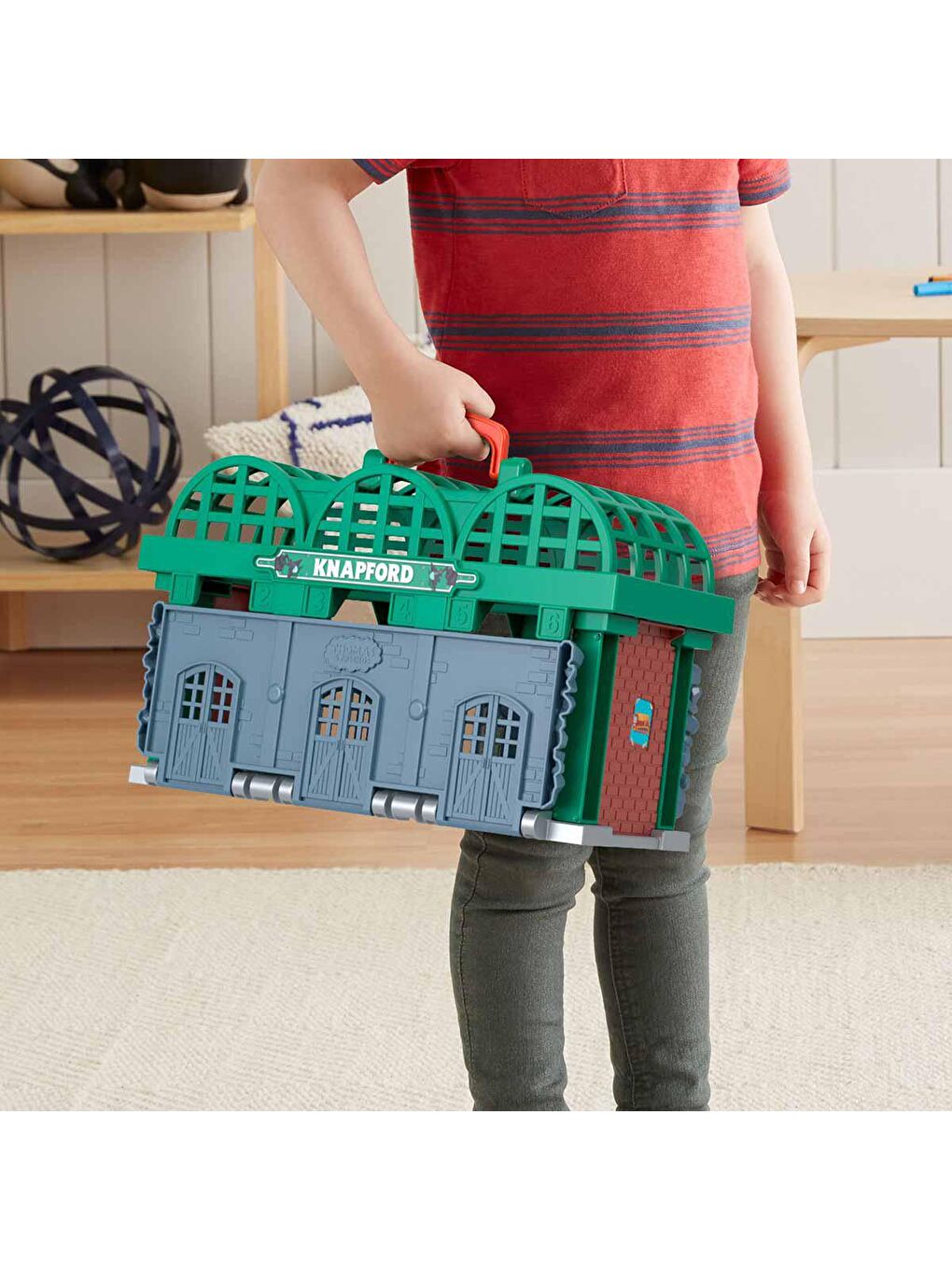 Thomas & Friends Renksiz Fisher Price Thomas ve Arkadaşları Knapford İstasyonu Oyun Seti HGX63 - 5