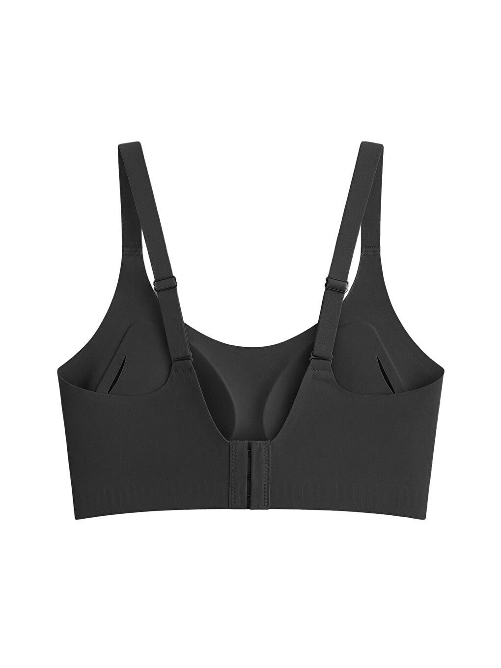 Seamless Bra - Solena | Siyah Lazer Kesim Dikişsiz Balensiz Toparlayıcı Kadın Sütyen-1