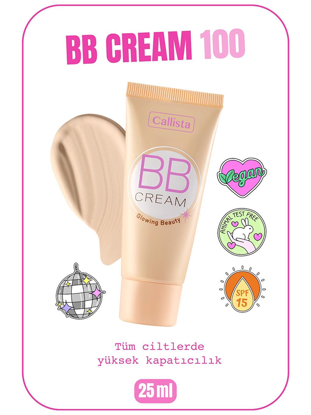 Callista Açık Bej BB Cream 100 - BB Krem Çok Açık