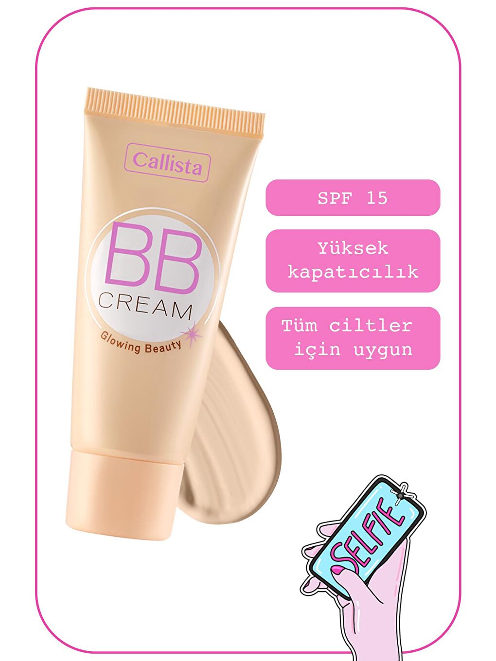 Callista Açık Bej BB Cream 100 - BB Krem Çok Açık - 1