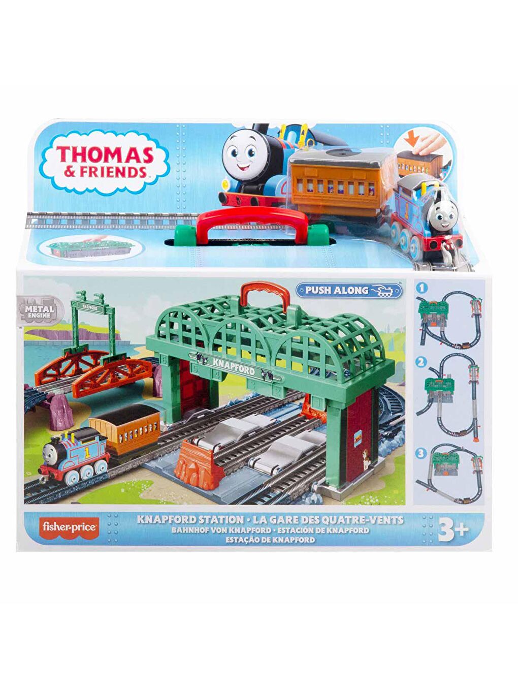 Thomas & Friends Renksiz Fisher Price Thomas ve Arkadaşları Knapford İstasyonu Oyun Seti HGX63 - 6