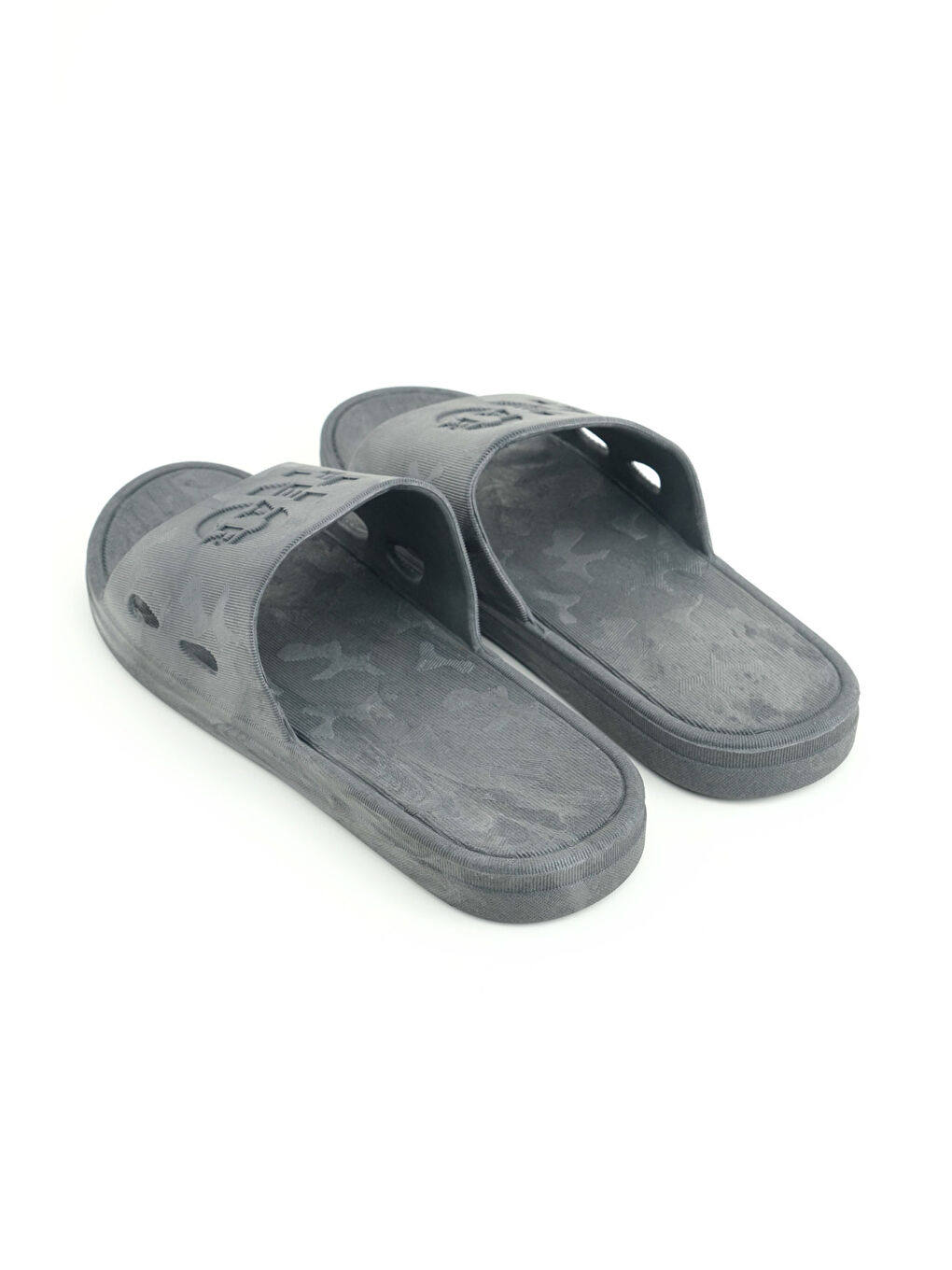 Gri Yazlık Erkek No Fear Airblow Islak Zemine Uygun Günlük Ev Bahçe Havuz Terlik-3