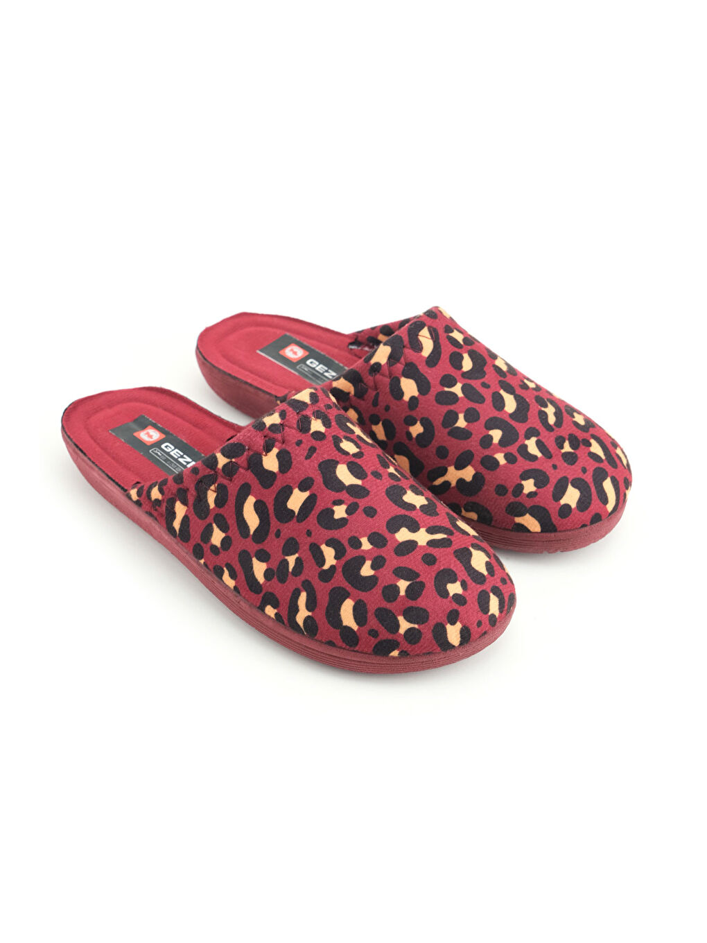 Bordo Kadın Kışlık Rahat Taban Ev Bahçe Terlik-2