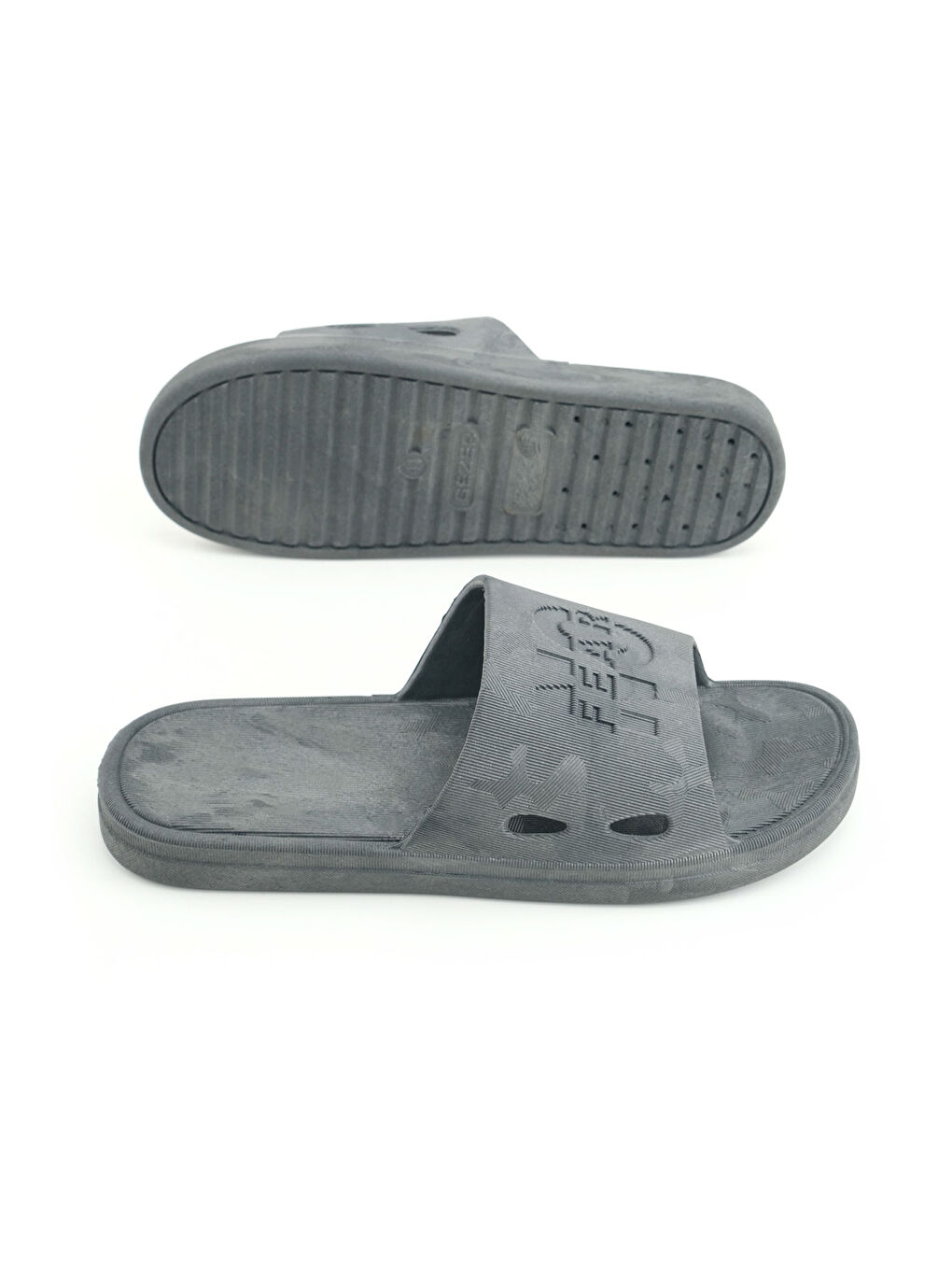 Gri Yazlık Erkek No Fear Airblow Islak Zemine Uygun Günlük Ev Bahçe Havuz Terlik-4