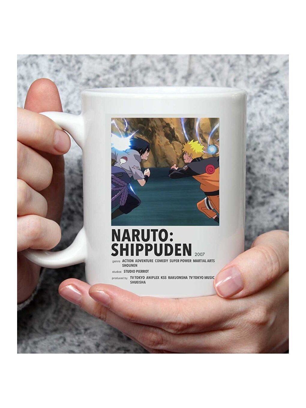 BAM HEDİYELİK EŞYA Karışık Naruto Shippuden Tasarımlı Kupa Bardak