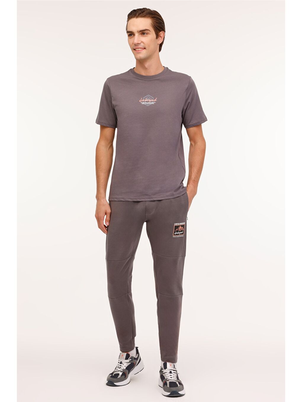 ML GREYS 11URB2027 4PR Gri Erkek Kısa Kol Tişört-2