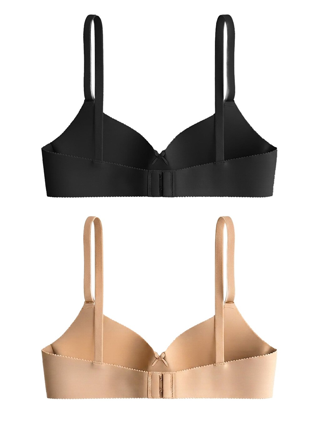 Karışık Seamless Bra - Selene | Lazer Kesim Balenli Yarım Dolgulu Push Up Straplez Kadın Sütyen 2'li Paket-1