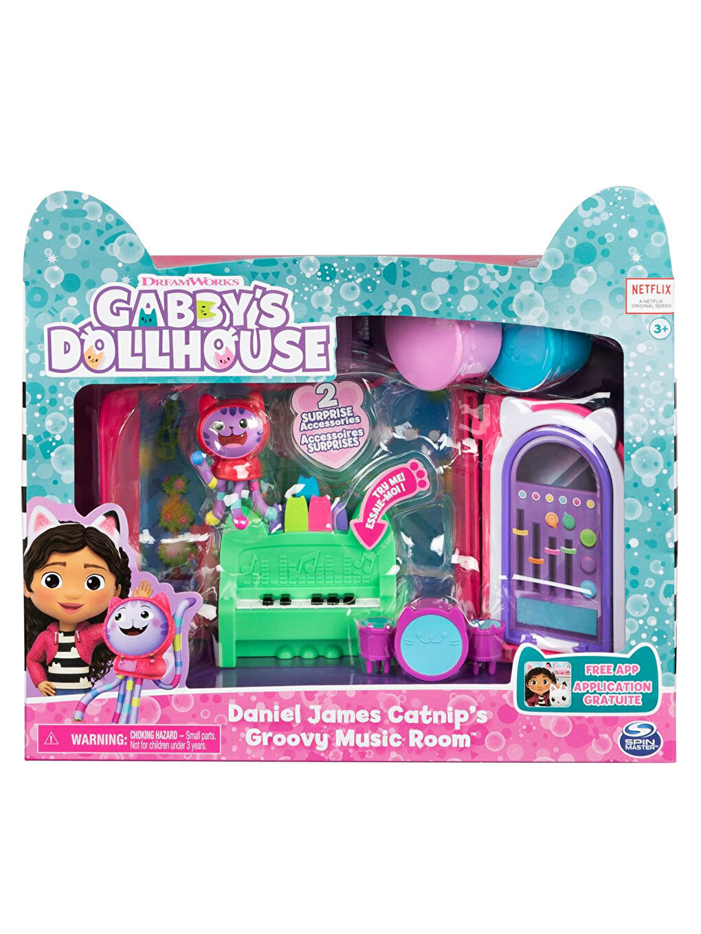 Gabby's Dollhouse Renksiz Gabby S Dollhouse Daniel James Catnip Müzik Odası 6069300-20145703