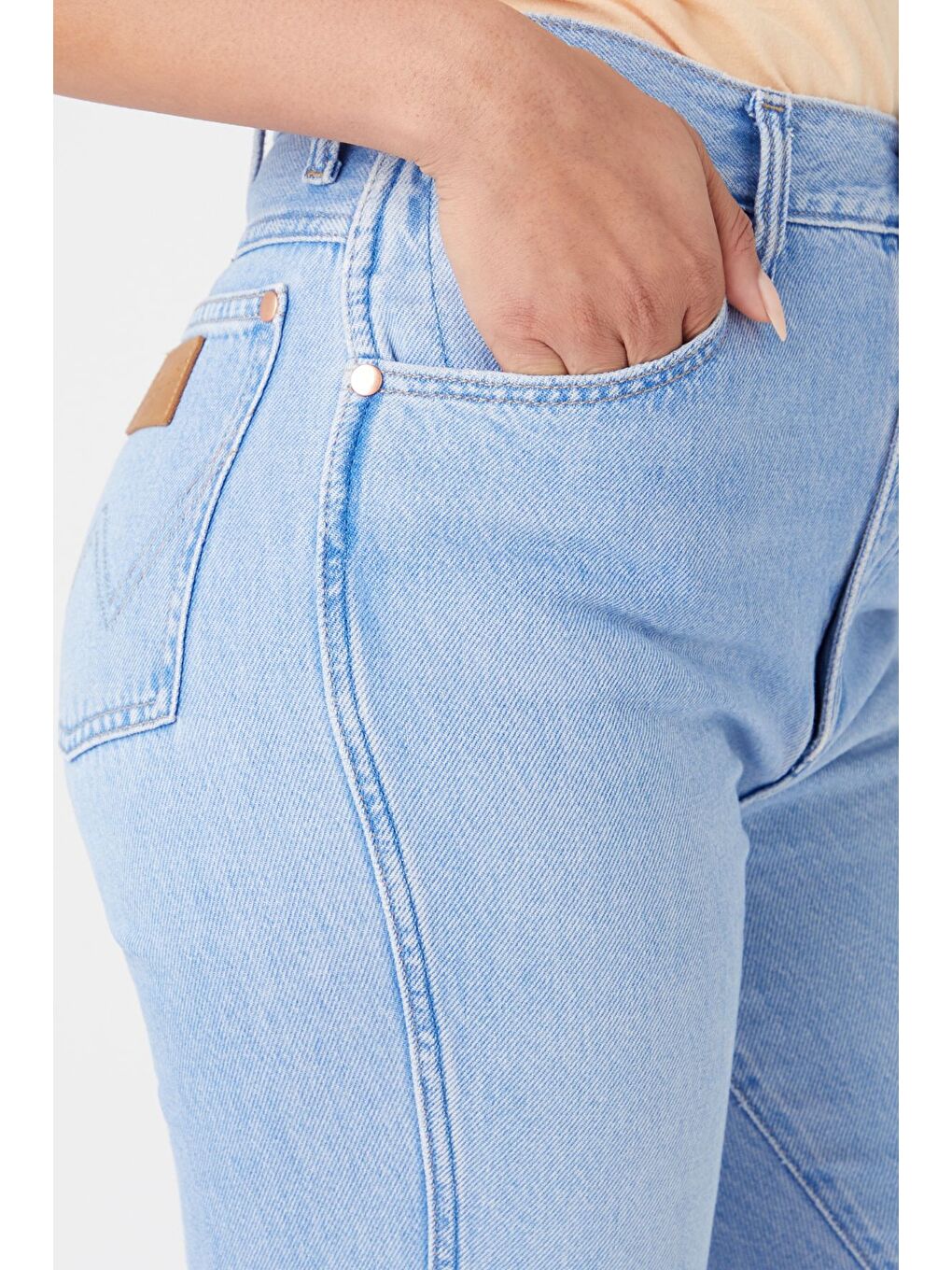 Mavi Wild West Fit %100 Pamuk Yüksek Bel Düz Paça Jean Jean Pantolon-4