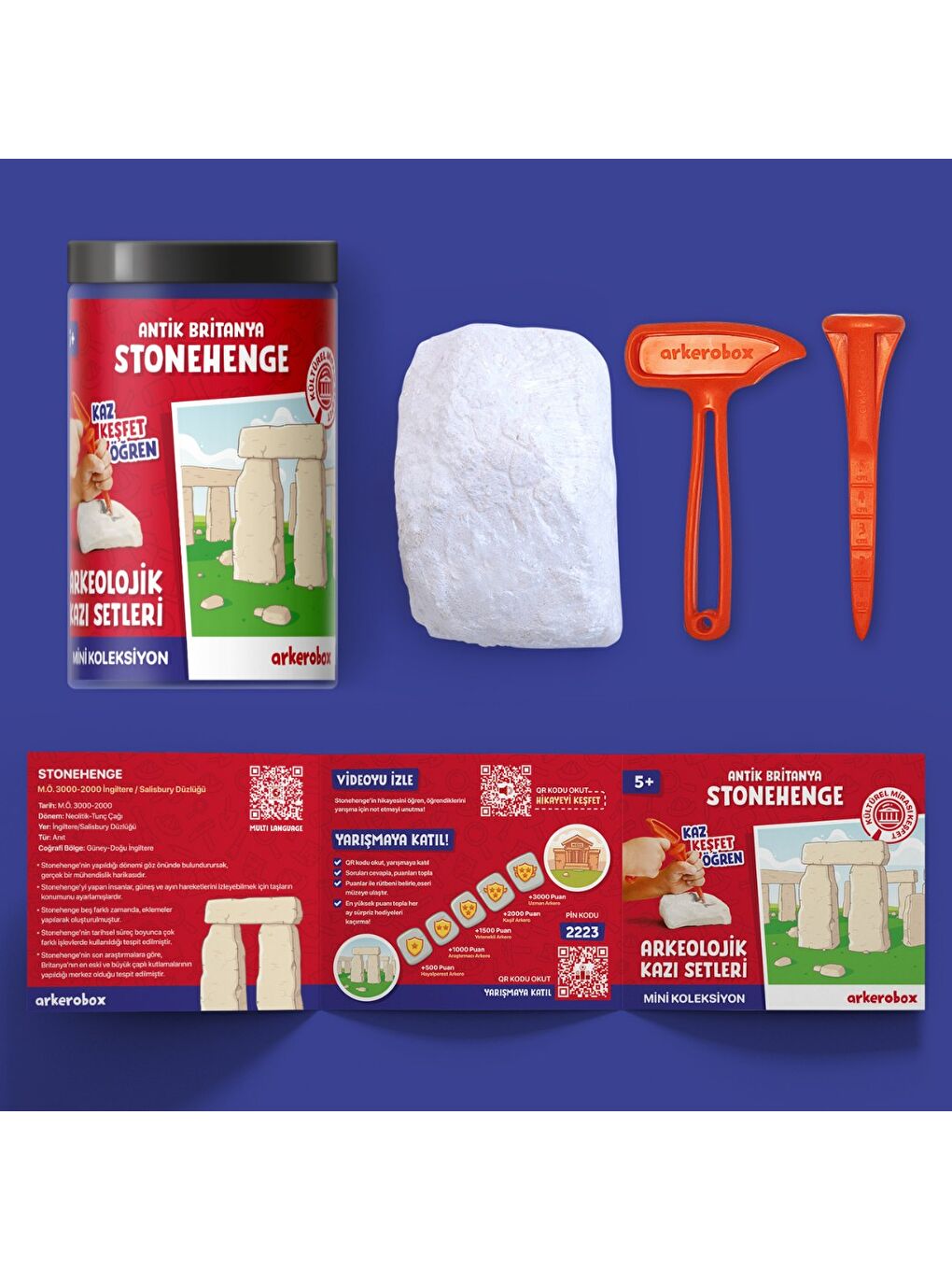 Stonehenge Mini Kazı Seti-1