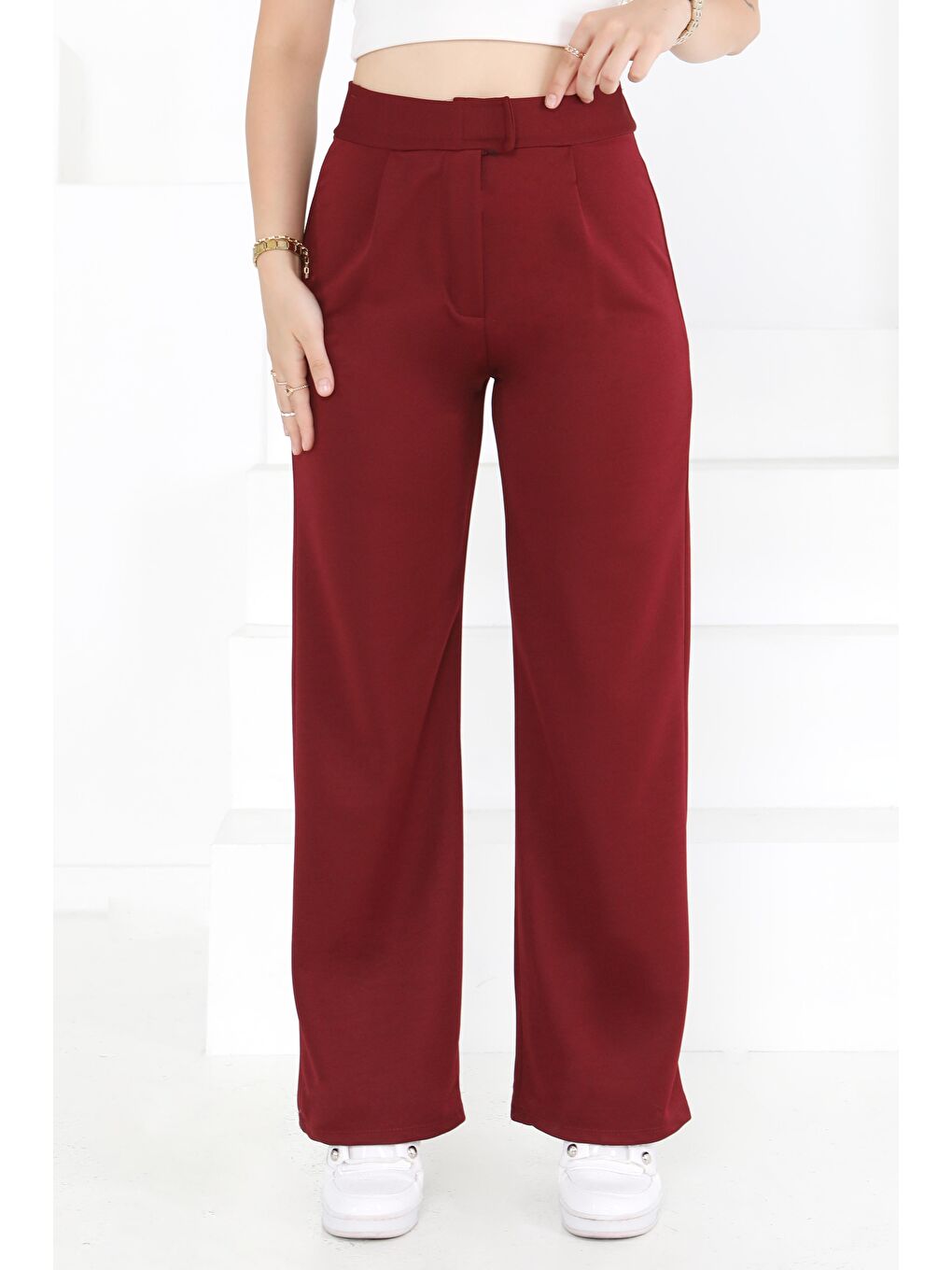 Palazzo Pantolon Bordo - 27077-1