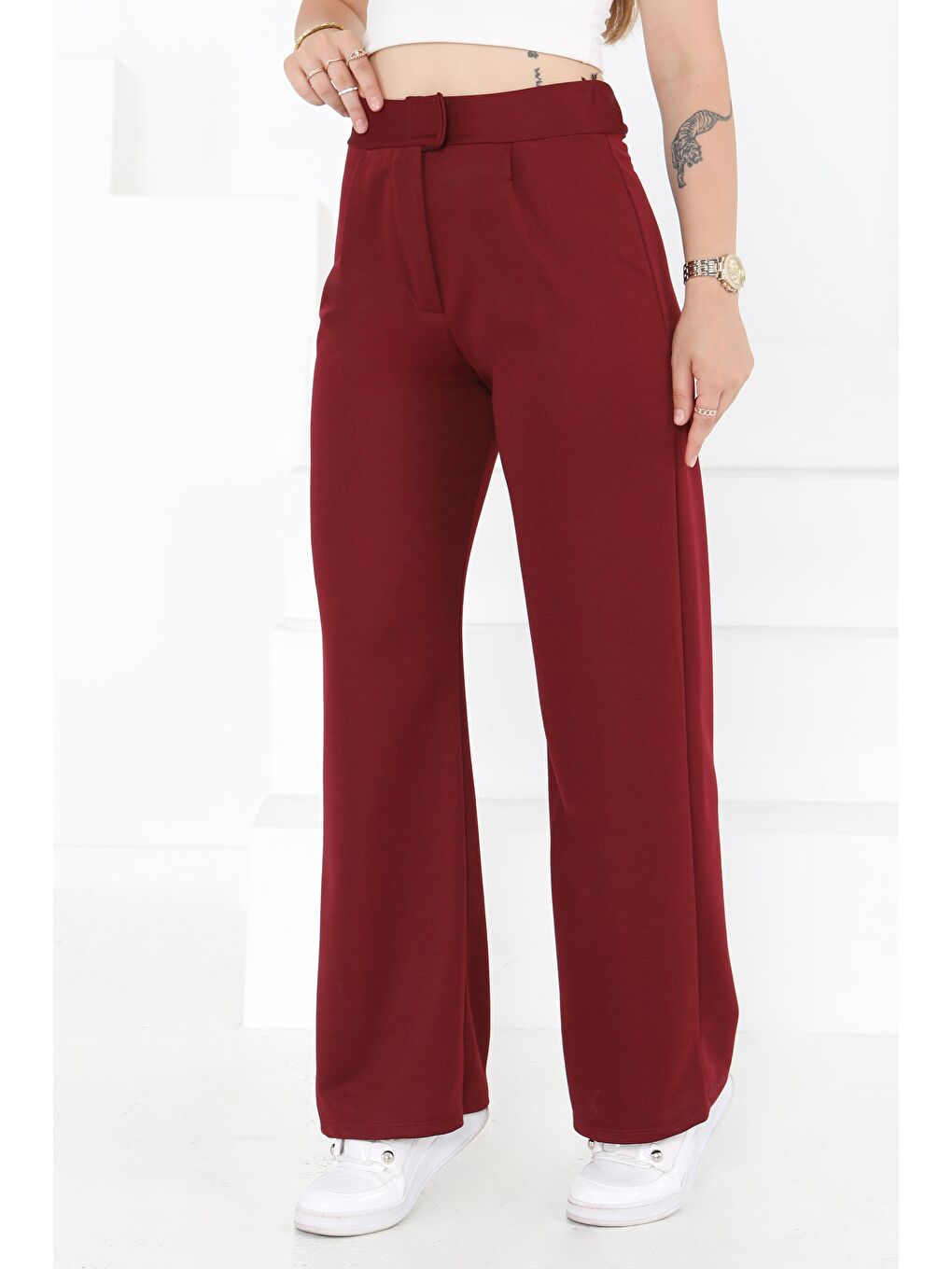 Palazzo Pantolon Bordo - 27077-2