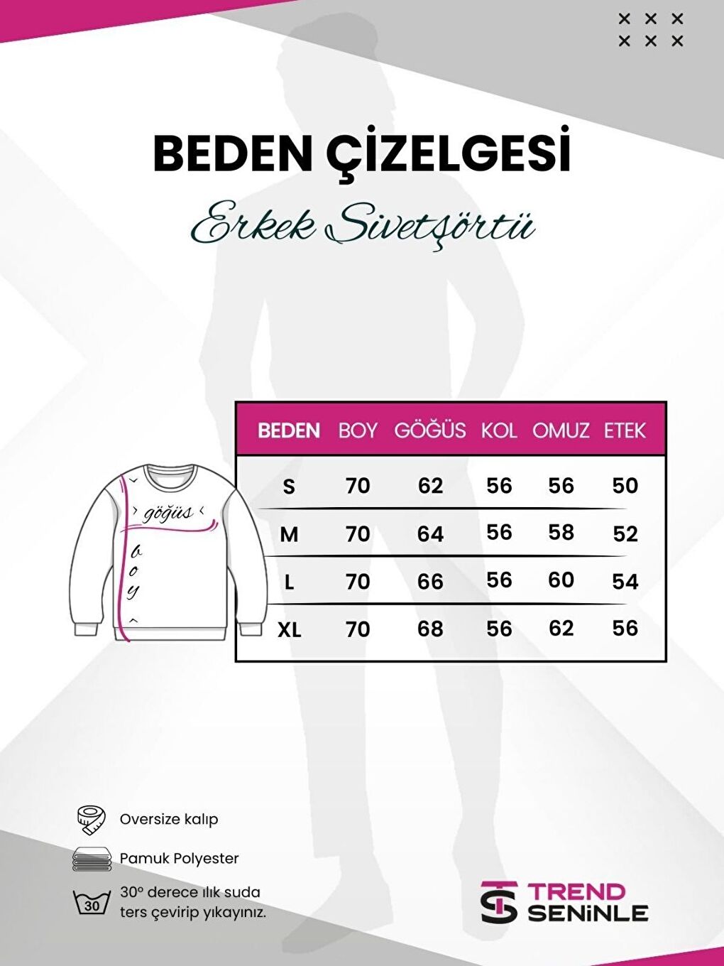 Siyah Oversize Bisiklet Yaka Uzun Kollu Sweatshirt-2