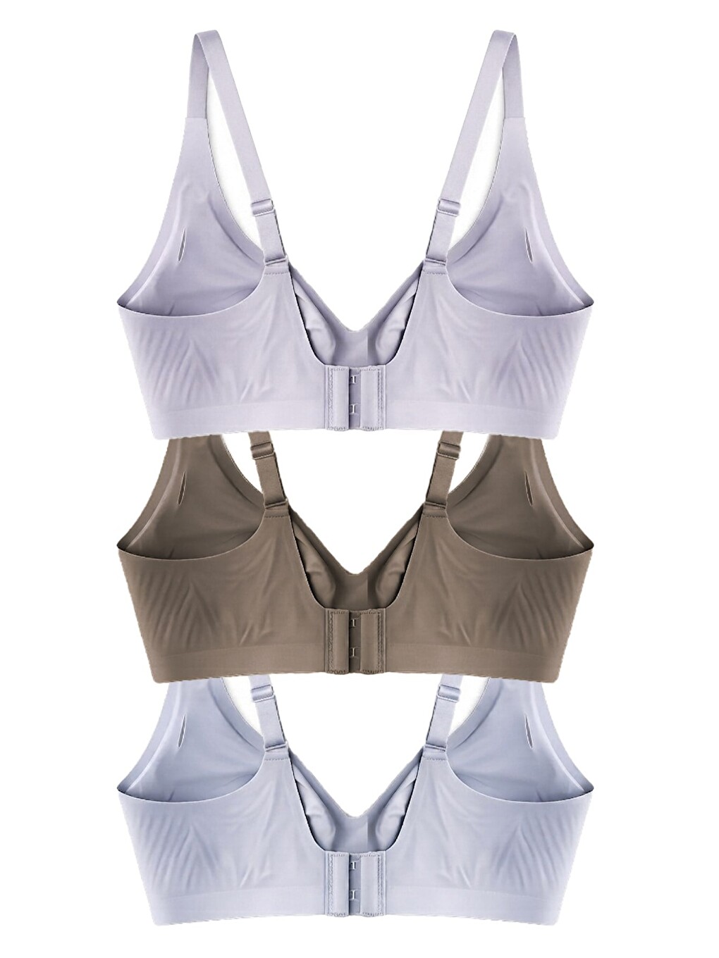 Karışık Seamless Bra - Avelis | Lazer Kesim Dikişsiz Balensiz İz Bırakmayan Kadın Sütyen 3'lü Paket-1