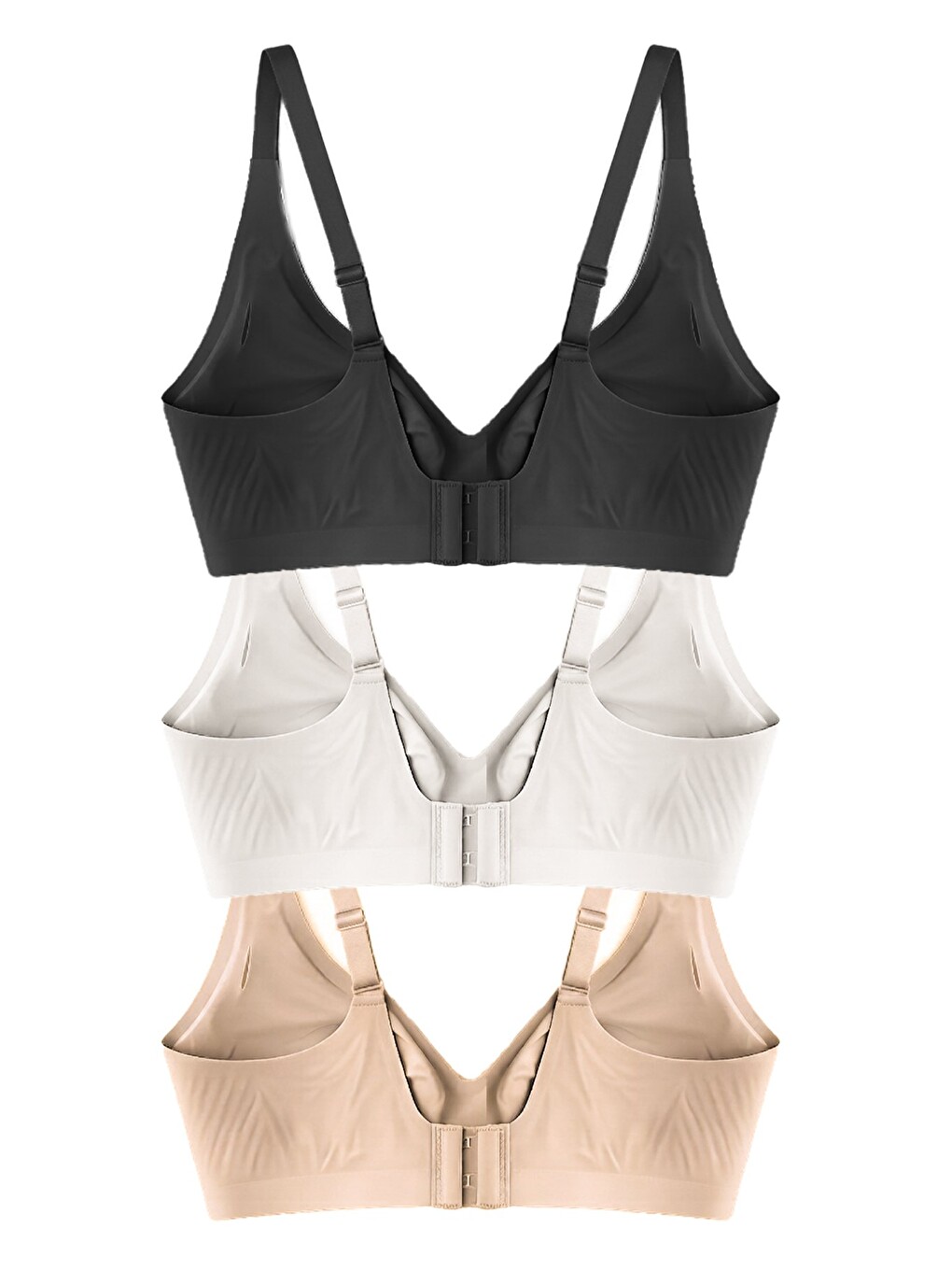Karışık Seamless Bra - Avelis | Lazer Kesim Dikişsiz Balensiz İz Bırakmayan Kadın Sütyen 3'lü Paket-2-1