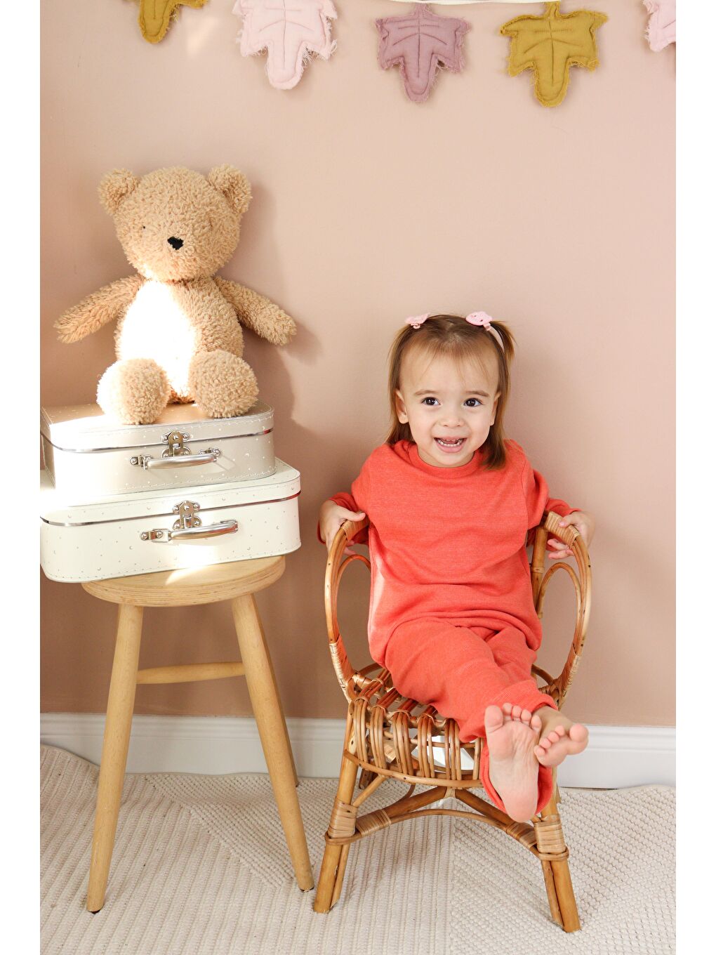 Kahverengi Kaşkorse Mevsimlik Pijama Takım-6