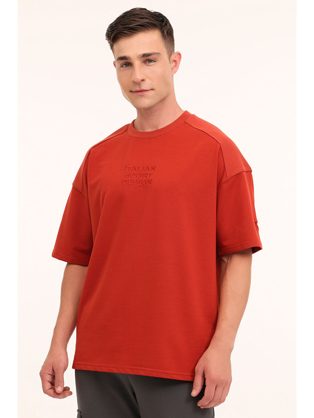 M-HORTON T-SH 4PR Bordo Erkek Kısa Kol Tişört