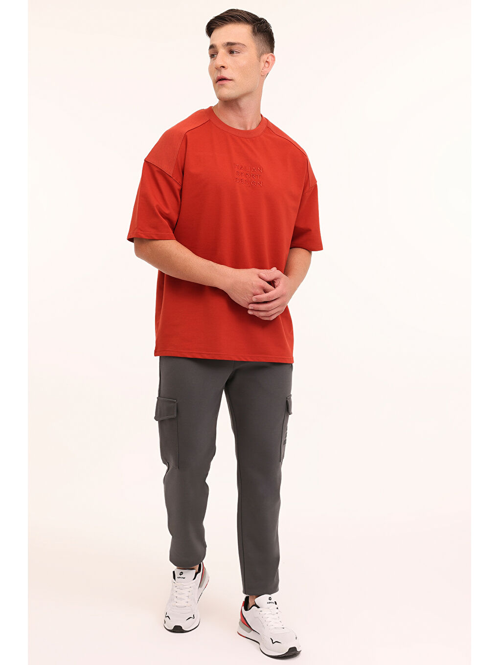 M-HORTON T-SH 4PR Bordo Erkek Kısa Kol Tişört-2