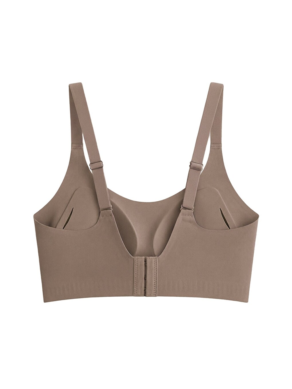 Seamless Bra - Solena | Kahverengi Lazer Kesim Dikişsiz Balensiz Toparlayıcı Kadın Sütyen-1