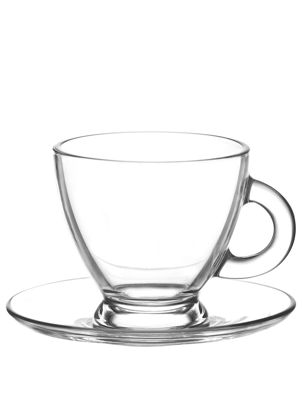 Renksiz Roma 12'li Fincan Seti