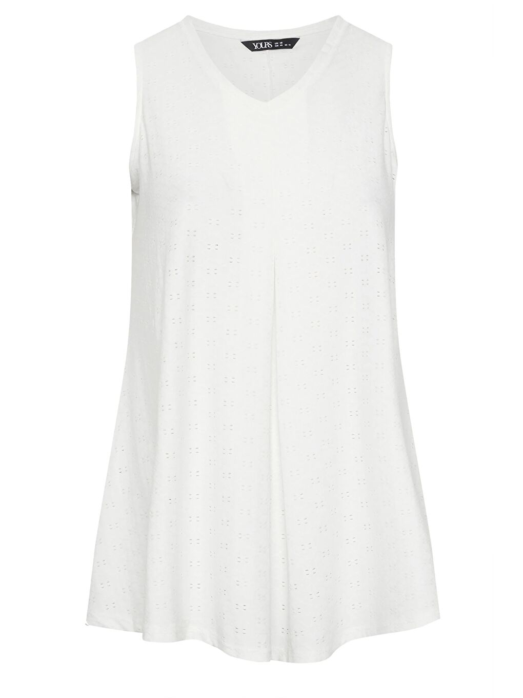 Beyaz Büyük Beden Sıfır Kol V Yaka Eteği Bollaşan Bluz 304096-5