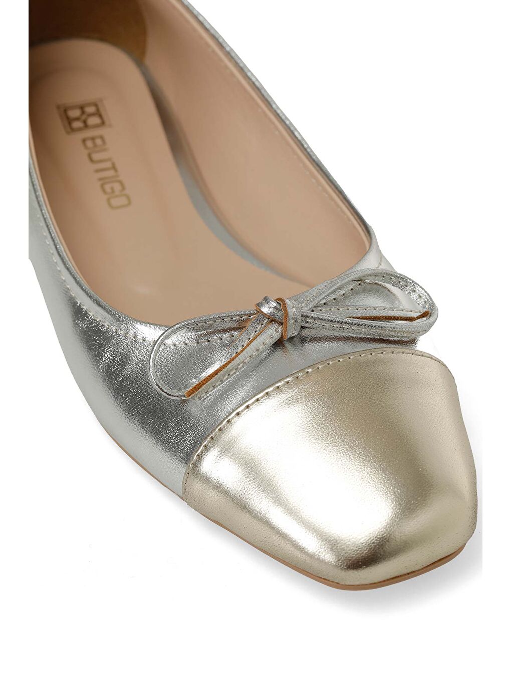 Gri NILA 4PR Gümüş Kadın Babet-6