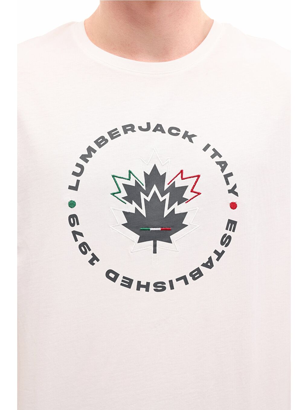 ML RENATO 11ITL 1030 6FX Beyaz Erkek Kısa Kol T-Shirt-3