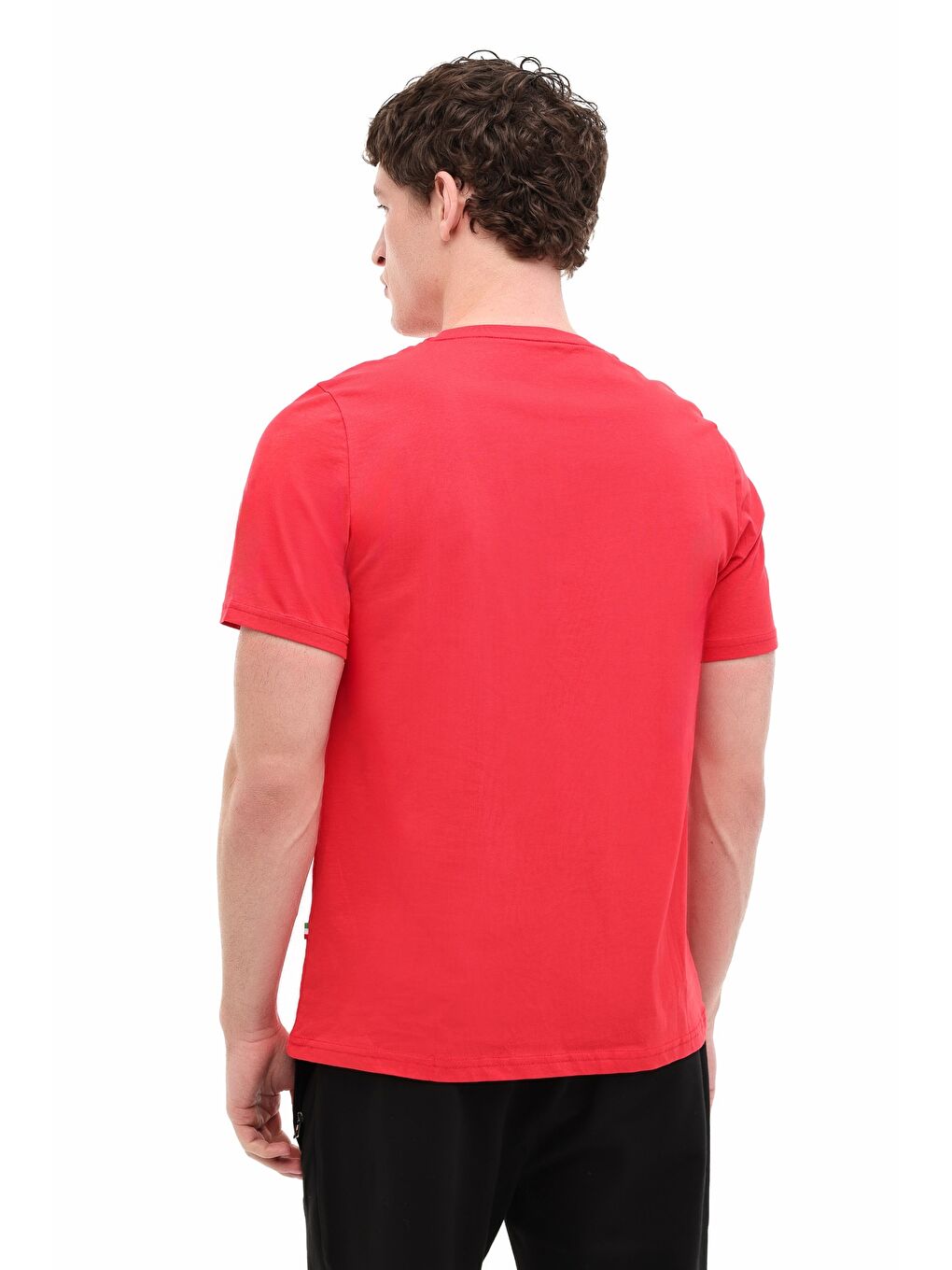 ML RENATO 11ITL 1030 6FX Kırmızı Erkek Kısa Kol T-Shirt-1